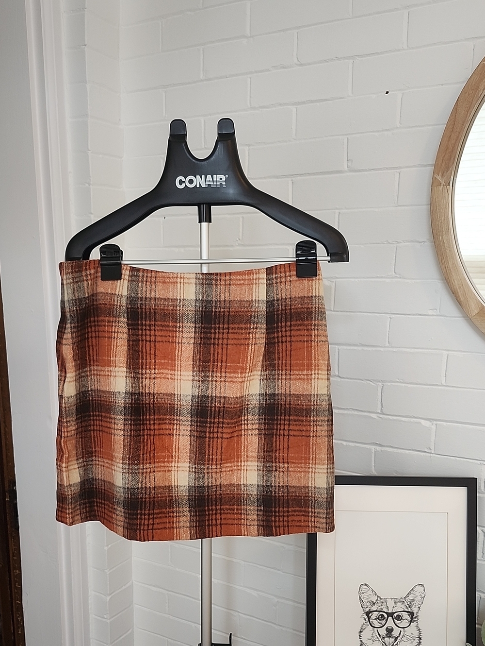 Plaid Skirt, Womens Medium